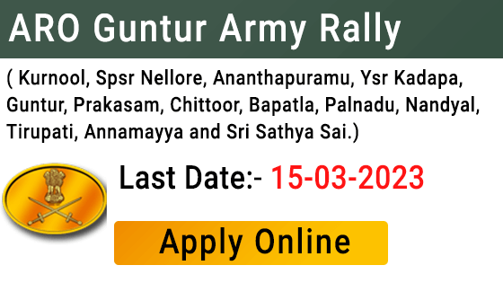 ARO Guntur Army Rally 2023