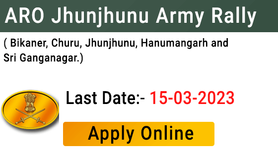 ARO Jhunjhunu Army Rally 2023