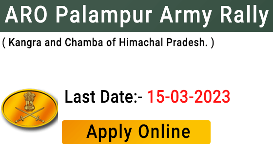 ARO Palampur Army Rally 2023