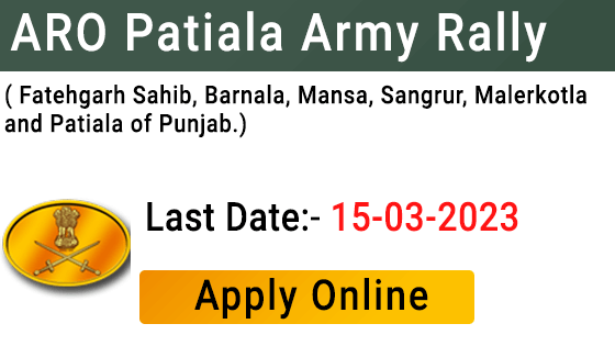 ARO Patiala Army Rally 2023