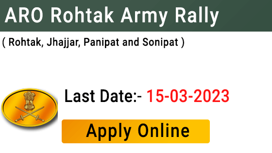ARO Rohtak Army Rally 2023