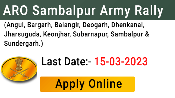 ARO Sambalpur Army Rally 2023