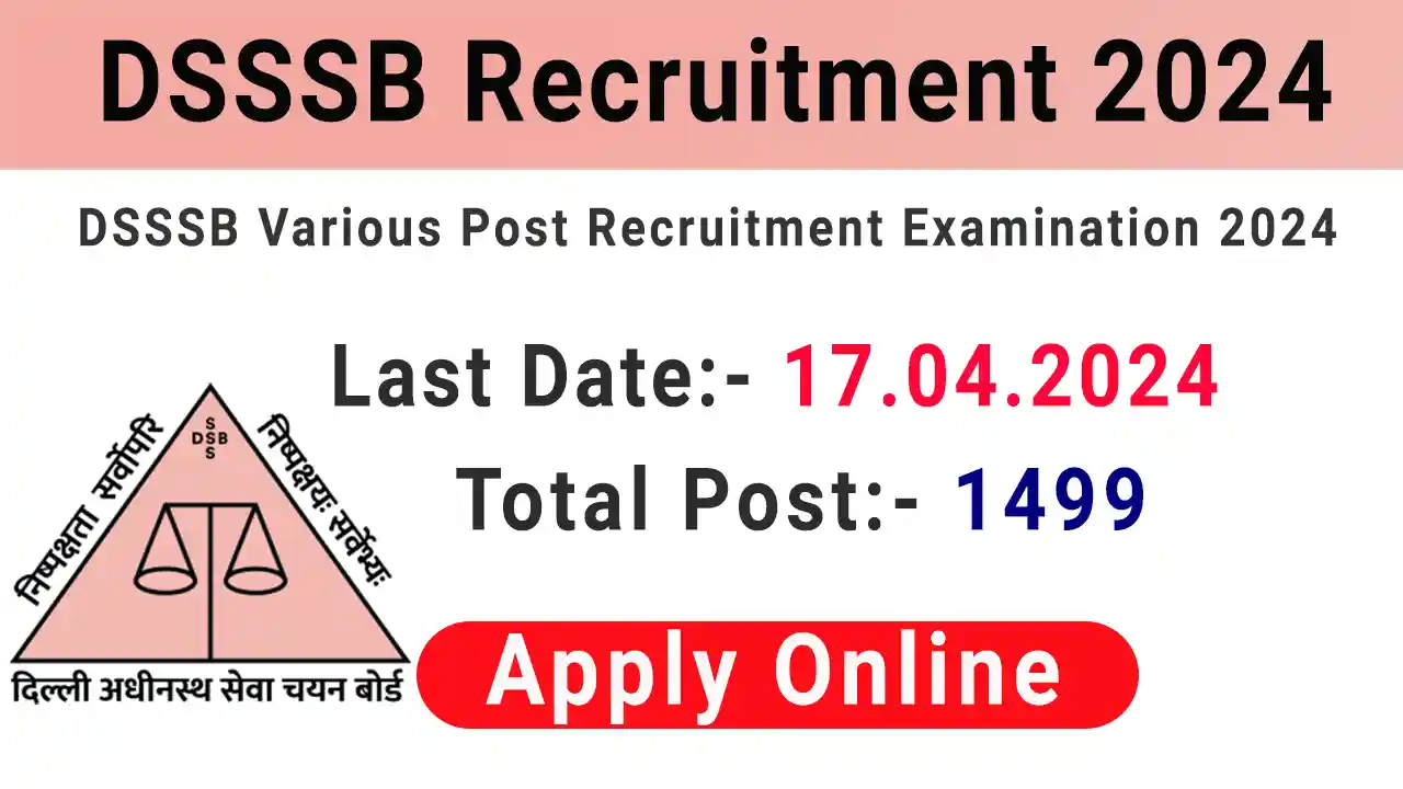 DSSSB Recruitment