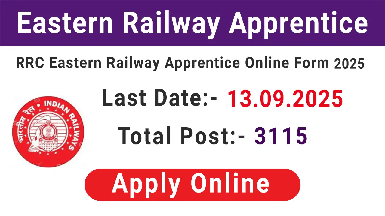 Eastern Railway Apprentice Online Form 2025