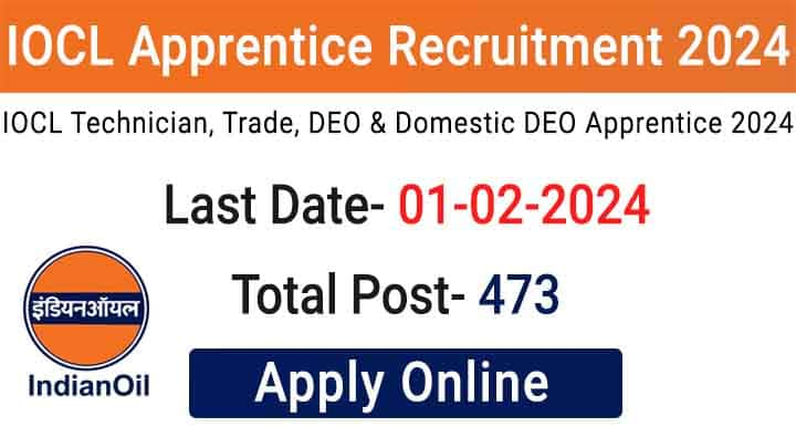 IOCL Apprentice Recruitment 2024