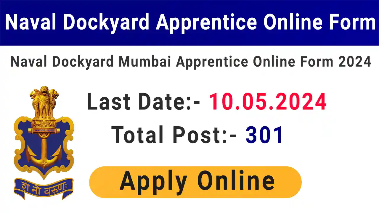 Naval Dockyard Mumbai Apprentice 2024