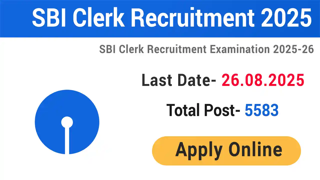 SBI Clerk Recruitment 2025