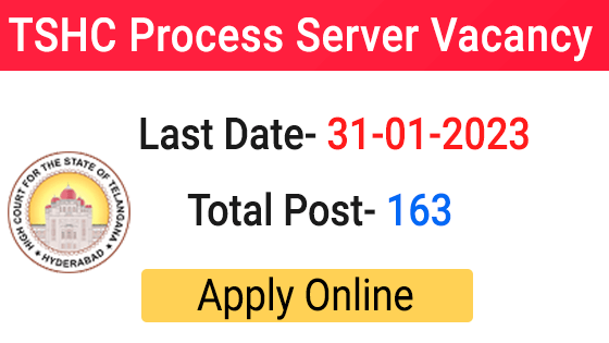 TSHC Process Server Recruitment 2023