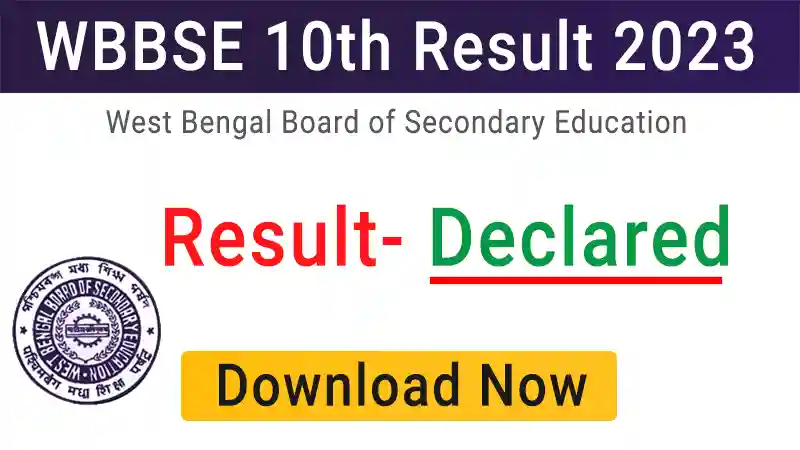 WBBSE 10th and 12th Result 2023