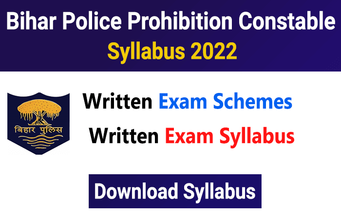 Bihar Police Prohibition Constable Syllabus