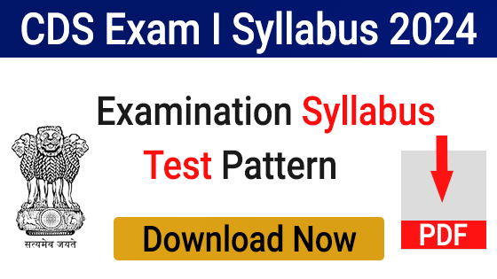 UPSC CDS Syllabus
