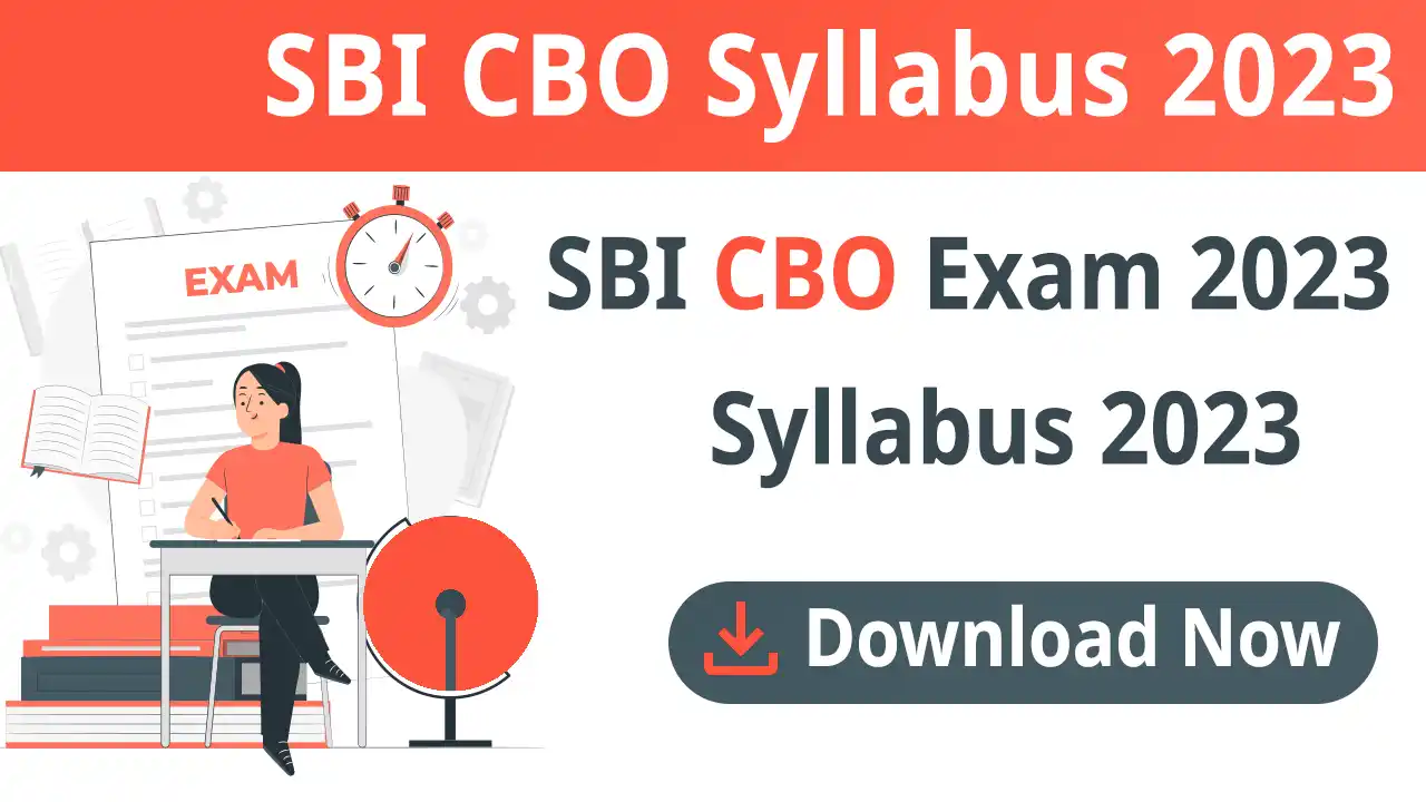 SBI CBO Syllabus 2023
